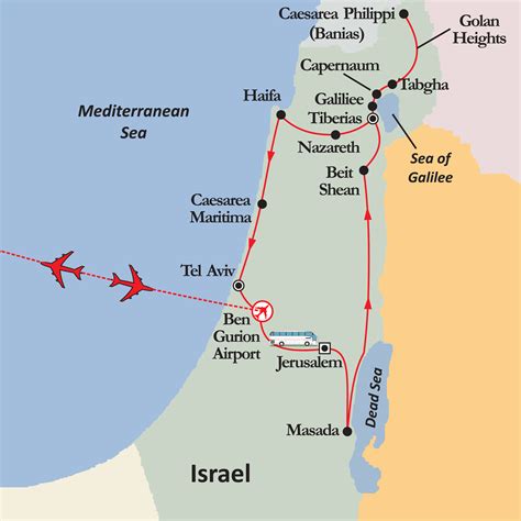 israel tours for christians itinerary