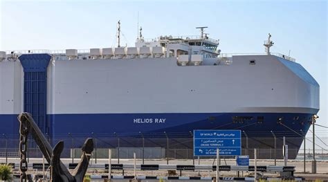 israeli cargo ship hit by missile