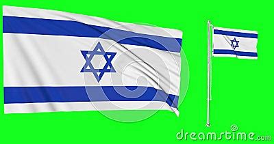 israeli flag images free green screen