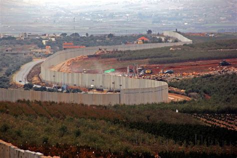 israelische grenze zum libanon