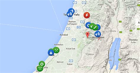 isreal palestine liveuamap