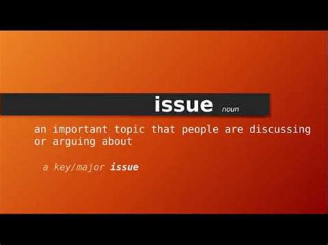 issues meaning in tamil