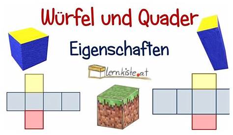 Quader und Würfel Grundlagen - YouTube