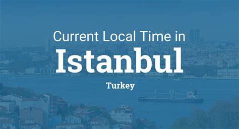 istanbul local time to gmt