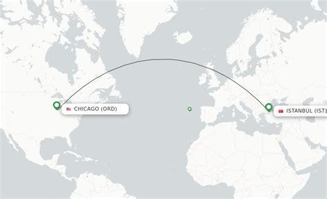 istanbul to chicago direct flights