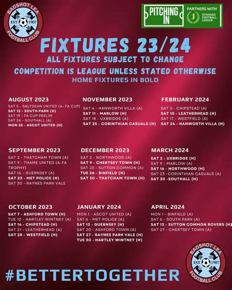 isthmian league fixtures 2022 23