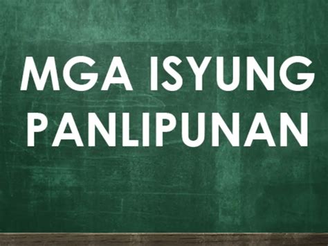 Isyung Panlipunan Sa Pilipinas 2021 Tagalog Mobile Legends