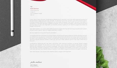 Premium Vector | Modern company letterhead | Company letterhead