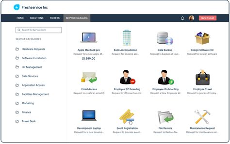 Publish Your Service Catalog with Servicetonic's Help Desk Software