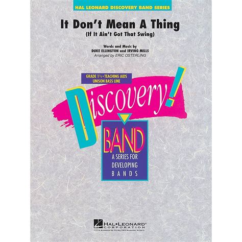 It Don't Mean A Thing (If It Ain't Got That Swing) Sheet Music Direct