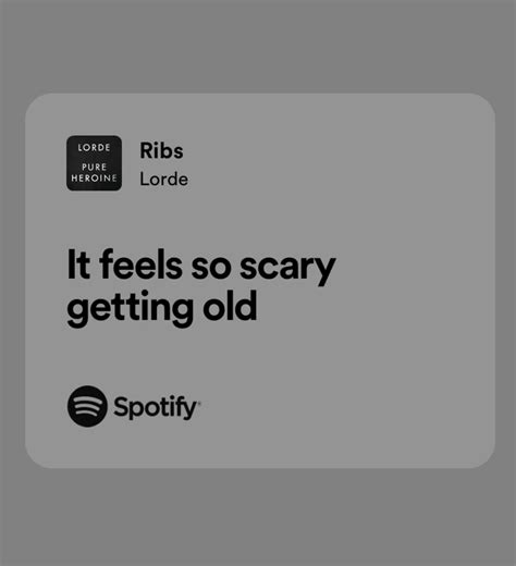 it feels so scary getting old