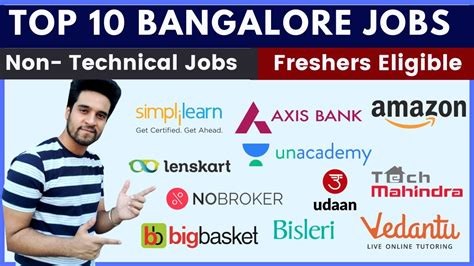 it job openings for freshers in bangalore