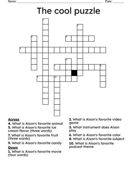 a really cool crossword tumblr