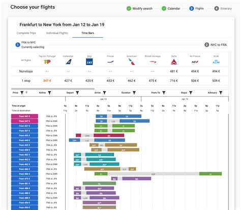 ita software matrix airfare search