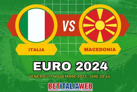 italia macedonia 17 novembre 2023