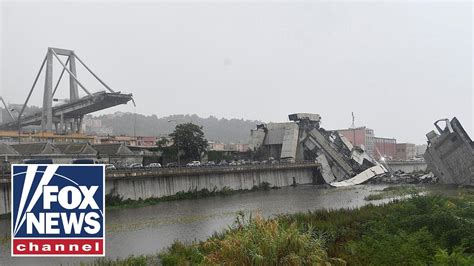 italian bridge collapse youtube