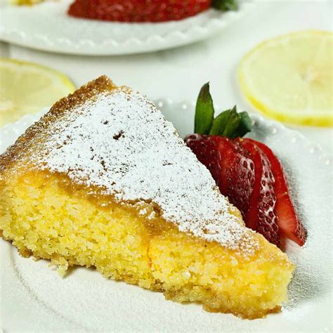 italian lemon polenta cake recipe