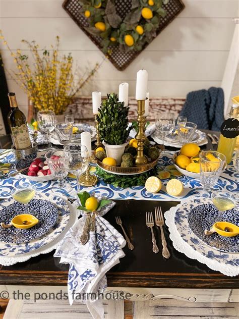 Italian Table Settings