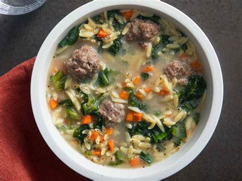 italian wedding soup with orzo