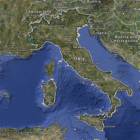 Italien Karte Google Maps Europakarte
