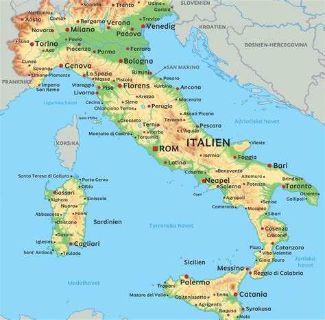 Karte von Italien (Land / Staat) WeltAtlas.de