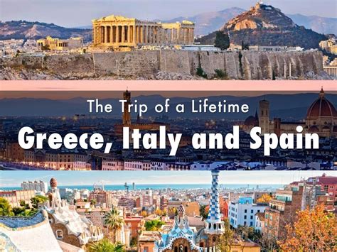 italy greece spain tours 2019