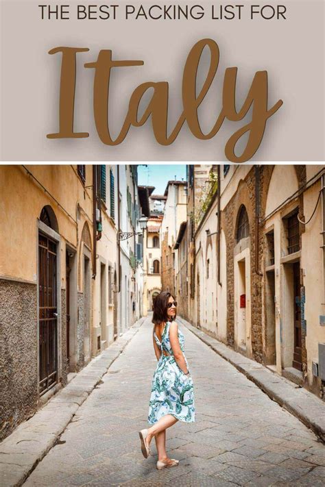italy packing tips