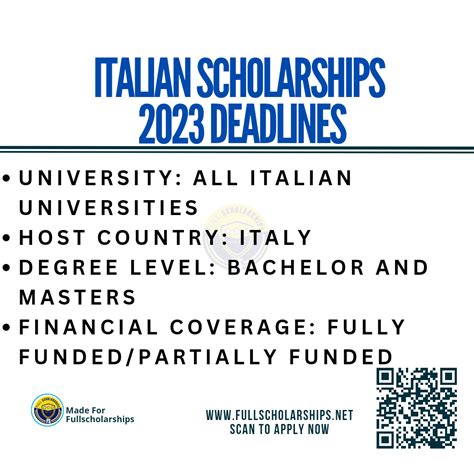italy scholarships for afghanistan 2023