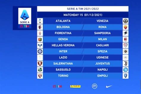 italy serie a schedule 2022-23