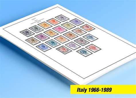 italy stamp album pages