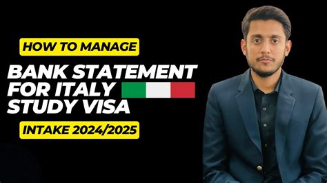 italy visa bank statement requirement