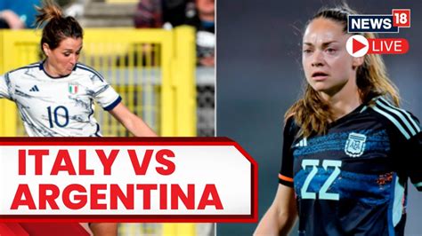 italy vs argentina women's football