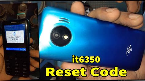 itel keypad phone hard reset code