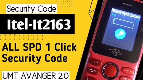 itel security code