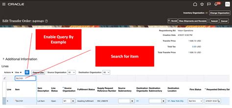 item cost query in oracle fusion