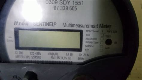 Itron Meter Error Codes