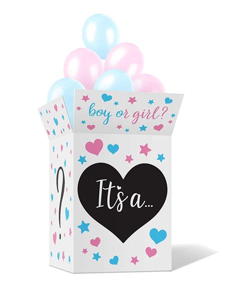 Its A... Heart For Reveal Box Printable