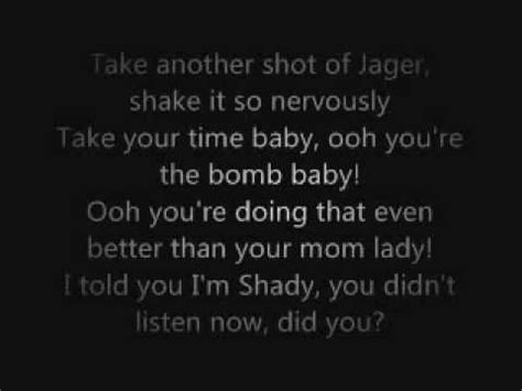 its not so bad it's not so bad song eminem