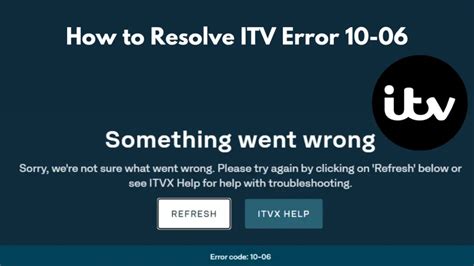 Itv X Navigation Error