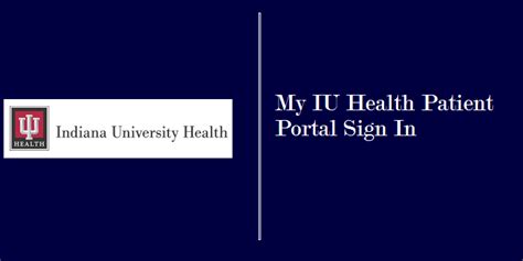 iu health center patient portal