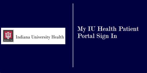 iu health patient portal registration
