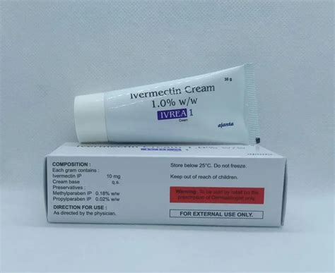 ivermectin 1% cream side effects