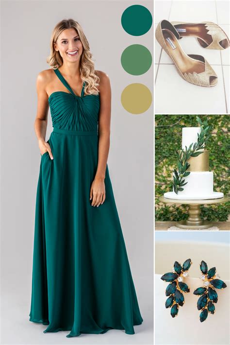 ivy green bridesmaid dresses