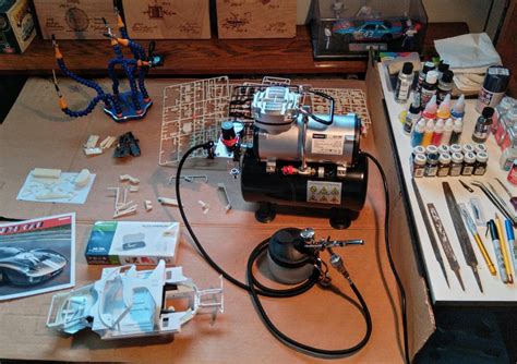 Iwata Airbrush Setup