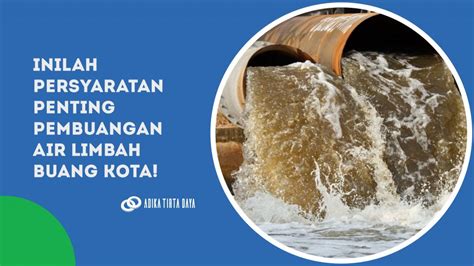 izin pembuangan air limbah domestik