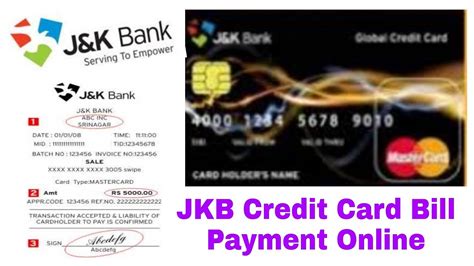 j and k bank credit card