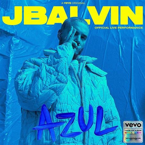 J. Balvin Azul (lyrics video) YouTube