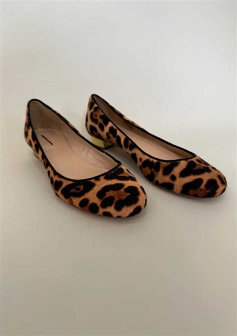 j crew leopard ballet flats