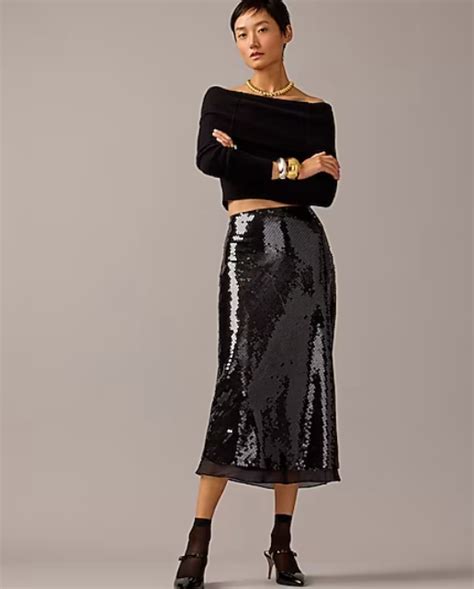 J Crew Sequin Skirt