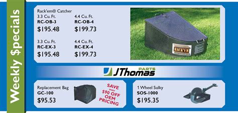 J Thomas Parts Promo Code